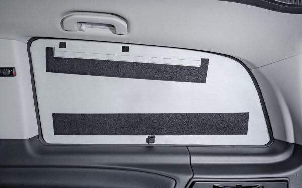 VanEquip Fensterpacktasche mit Paneel hellgrau für Mercedes V-Klasse/Vito (ab 2014), Fahrerseite L2